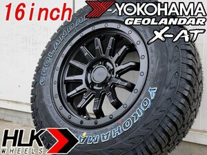 新品 16インチ タイヤホイールセット ヨコハマ ジオランダー X-AT 235/70R16 HLK ロックフォース アルファード ヴェルファイア デリカ RAV4