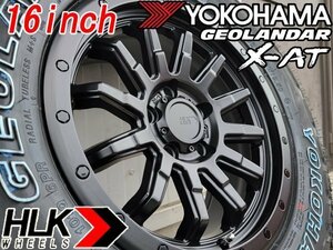 新品 16インチ タイヤホイールセット ヨコハマ ジオランダー X-AT 235/70R16 HLK ロックフォース アルファード ヴェルファイア デリカ RAV4