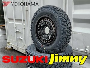 夏タイヤ 185/85R16 ジムニー JB64 JB23 JA11 16インチ タイヤホイール 4本セット YOKOHAMA GEOLANDAR ヨコハマ ジオランダー M/T G003