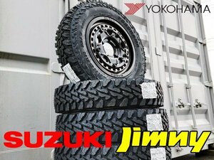 夏タイヤ 185/85R16 ジムニー JB64 JB23 JA11 16インチ タイヤホイール 4本セット YOKOHAMA GEOLANDAR ヨコハマ ジオランダー M/T G003