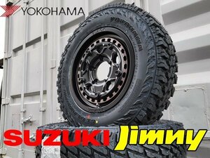 夏タイヤ 185/85R16 ジムニー JB64 JB23 JA11 16インチ タイヤホイール 4本セット YOKOHAMA GEOLANDAR ヨコハマ ジオランダー M/T G003