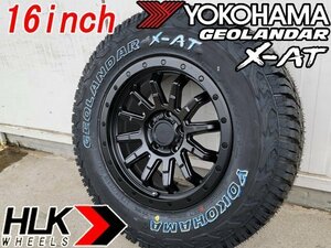 新品 16インチ タイヤホイールセット ヨコハマ ジオランダー X-AT 235/70R16 HLK ロックフォース アルファード ヴェルファイア デリカ RAV4