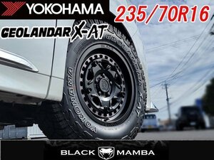 新品 16インチ タイヤホイールセット ヨコハマ ジオランダー X-AT 235/70R16 ホワイトレター デリカD5 RAV4 アウトランダー