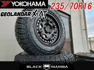 新品 16インチ タイヤホイールセット ヨコハマ ジオランダー X-AT 235/70R16 ホワイトレター デリカD5 RAV4 アウトランダー