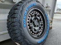 夏タイヤ 新品 RAV4 デリカD5 アウトランダー 16インチタイヤホイールセット トーヨー オープンカントリー RT235/70R16 ホワイトレター_画像4