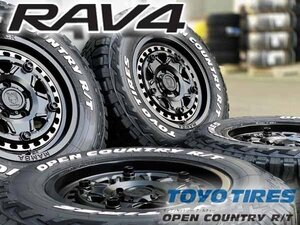 新品 RAV4 ラブフォー ラヴフォー 16インチ タイヤホイールセット 4本 TOYO OPENCOUNTRY RT 235/70R16 ホワイトレター