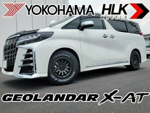 新品 16インチ タイヤホイールセット ヨコハマ ジオランダー X-AT 235/70R16 HLK ロックフォース アルファード ヴェルファイア デリカ RAV4