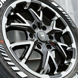 ハイエース 専用 車検対応 ホワイトレター 17インチ 新品 タイヤホイールセット ヨコハマ パラダ 215/60R17C インチアップ ドレスアップ