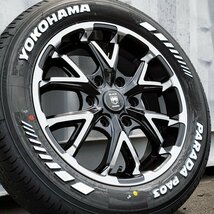 ブラックマンバホイール カスタム ハイエース ドレスアップ 17インチ タイヤホイール 4本セット レジアスエース 215/60R17 インチアップ_画像4