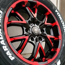 注目 17インチ タイヤ ホイール 4本 セット 車検対応 200系 ハイエース レジアスエース YOKOHAMA PARADA PA03 215/60R17_画像6