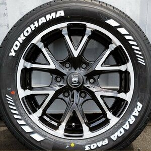 車検対応 ホワイトレター 17インチ タイヤホイールセット ヨコハマ パラダ 215/60R17C