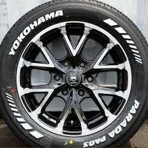 ブラックマンバホイール カスタム ハイエース ドレスアップ 17インチ タイヤホイール 4本セット レジアスエース 215/60R17 インチアップ_画像6