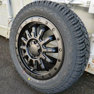 155/65R14 軽トラ 軽バン 14インチ タイヤホイールセット 新品4本 ヨコハマ ジオランダー xat オフロードスタイル