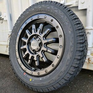 155/65R14 軽トラ 軽バン 14インチ タイヤホイールセット 新品4本 ヨコハマ ジオランダー xat オフロードスタイル