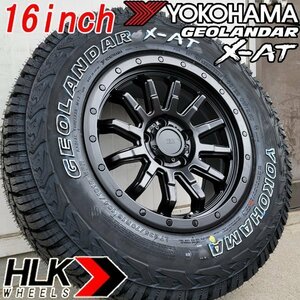 新品 16インチ タイヤホイールセット ヨコハマ ジオランダー X-AT 235/70R16 HLK ロックフォース アルファード ヴェルファイア デリカ RAV4