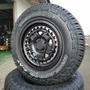 当店イチオシ デリカD5 RAV4 CX5 純正車高装着可 235/70R16 タイヤホイールセット 新品 16インチ ヨコハマ ジオランダー X-AT