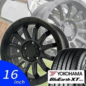 RAV4 ヨコハマ ブルーアース 215/70R16 16インチ 新品 タイヤホイール 4本セット YOKOHAMA BluEarth XT AE61 HLK ロックフォース