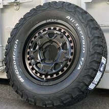 新品 215/70R16 ジムニー JB64 JB23 JA11 16インチタイヤホイール セット リフトアップ BFグッドリッチ T/A KO2 ホワイトレター_画像5