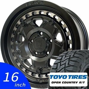 RAV4 トーヨー オープンカントリー R/T 235/70R16 16インチ 新品 タイヤホイール 4本セット TOYO OPEN COUNTRY RT ブラックマンバ