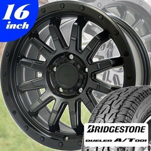 デリカD5 ブリヂストン デューラー A/T 001 215/70R16 16インチ タイヤホイール 4本セット BRIDGESTONE DUELER