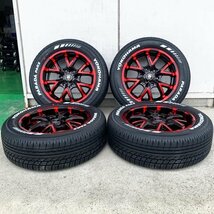 車検対応 ホワイトレター 200系 ハイエース レジアスエース 17インチタイヤホイールセット YOKOHAMA パラダ PA03 215/60R17_画像7