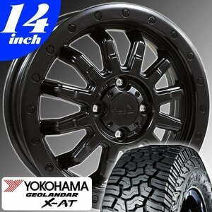 14インチ タイヤホイールセット YOKOHAMA GEOLANDAR X-AT G016 ヨコハマ ジオランダー 145R14 DA64V スズキ エブリイ