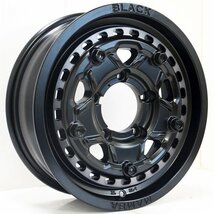 16インチ タイヤホイール 4本セット JA JB スズキ SUZUKI ジムニー Black Mamba ヨコハマ ジオランダー M/T G003 175/80R16_画像5