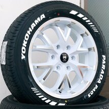 新品 ホワイトレター 200系ハイエース レジアスエース 17インチタイヤホイール 車検対応 YOKOHAMA パラダ PA03 215/60R17C_画像4