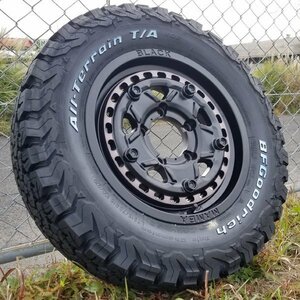 JA JB スズキ ジムニー 16インチ タイヤホイール 4本セット Black Mamba ヨコハマ ジオランダー BFグッドリッチ T/A KO2 215/70R16