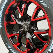 車検対応 ホワイトレター 200系 ハイエース レジアスエース 17インチタイヤホイールセット YOKOHAMA パラダ PA03 215/60R17_画像6