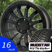 114.3 5H 16インチ タイヤホイール MUDSTAR Radial M/T 215/70R16 RAV4 デリカD5 クロスロード エクストレイル アウトランダー_画像1