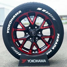 即納!! 新品 車検対応 ホワイトレター 200系 ハイエース レジアスエース 17インチタイヤホイールセット YOKOHAMA パラダ PA03 215/60R17_画像2