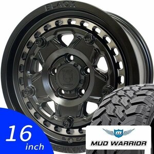 RAV4 モンスタ マッドウォーリア 215/70R16 16インチ 新品 タイヤホイール 4本セット MONSTA MUD WARRIOR ブラックマンバ