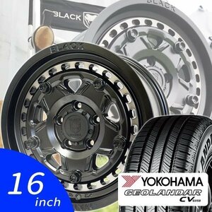 CX-5 ヨコハマ ジオランダー CV 225/70R16 16インチ 新品 タイヤホイール 4本セット YOKOHAMA GEOLANDAR CV ブラックマンバ