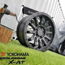 エクストレイル ヨコハマ ジオランダー XAT 215/70R16 16インチ 新品 タイヤホイール 4本 YOKOHAMA GEOLANDAR X-AT HLK ロックフォース_画像1