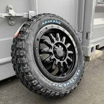 人気ホワイトレター 軽トラ 軽バン 14インチ タイヤホイール4本セット 14×4.5J+43 PCD 100 4H ナンカン FT-9 165/65R14_画像3