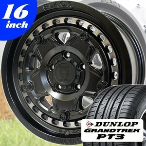 デリカD5 ダンロップ グラントレック PT3 215/70R16 16インチ タイヤホイール 4本セット DUNLOP GRANDTREK