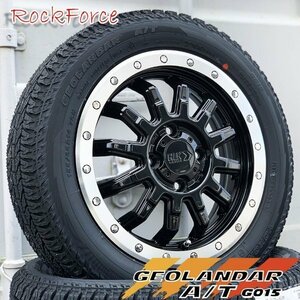 新品 エブリイワゴン DA17W DA64W DA62W 14インチタイヤホイールセット YOKOHAMA GEOLANDAR ヨコハマ ジオランダー G015 AT 155/65R14