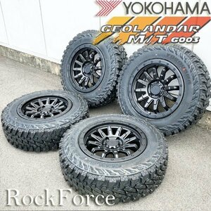 新品 16インチ タイヤホイール 4本セット デリカD5 RAV4 CX5 エクストレイル 16×7.5J+35 114 5穴 ヨコハマ ジオランダー MT 215/70R16