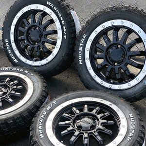 S320G S321G S330G アトレーワゴン 14インチ 新品 タイヤホイール 4本セット マッドスター MT 155/65R14 ホワイトレター