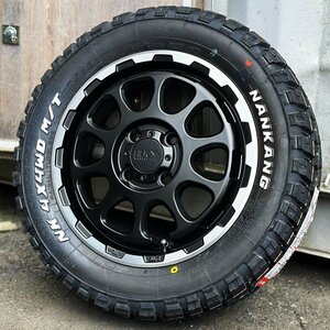 マッドタイヤ ハイゼット トラック ジャンボ S500P S510P14インチ 新品 タイヤホイール4本セット ナンカン FT-9 165/65R14 ホワイトレター