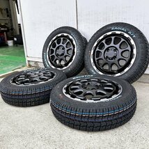 新作 軽トラ 軽バン 新品 14インチ タイヤホイールセット 4本 マッドスター AT 155/65R14 ホワイトレター_画像7