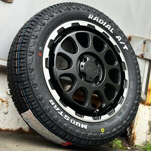 ハイゼット トラック ジャンボ S500P S510P 新品 14インチ タイヤホイールセット 4本 マッドスター AT 155/65R14 ホワイトレター