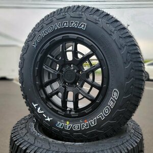 人気セット デリカD5 RAV4 CX5 16インチ タイヤホイールセット 235/70R16 ヨコハマタイヤ ジオランダー x-at 新品 純正車高装着可能