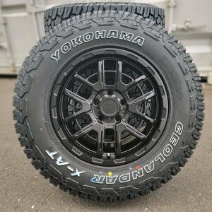 デリカD5 RAV4 CX5 新作ホイール 16インチ タイヤホイールセット 235/70R16 ヨコハマタイヤ ジオランダー x-at 新品 純正車高装着可能