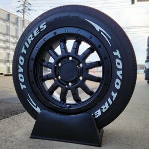 ナット付 ハイエース 200系 車検対応 タイヤ ホイール 4本セット 新品 16インチ 215/65R16 ホワイトレター TOYO H30