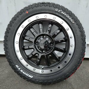 新品 14インチ タイヤ ホイール 4本 セット 軽トラ 軽バン モンスタ RT ハイブリッド 155/65R14 ホワイトレター