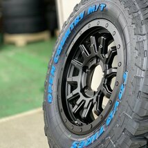 リフトアップ ジムニー JB64 JB23 JA11 新品 16インチタイヤホイールセット トーヨー オープンカントリー M/T 225/75R16 ホワイトレター_画像6