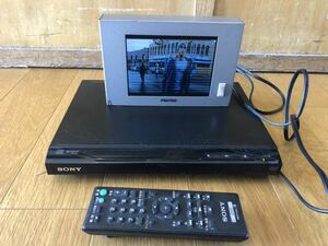 動作確認済み　DVP-SR20 ソニー SONY CD DVDプレーヤー 2013年製　DVDプレーヤー　リモコン付き