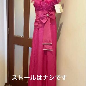 ピンクロングドレス・M〜Lサイズ →ストール付きません